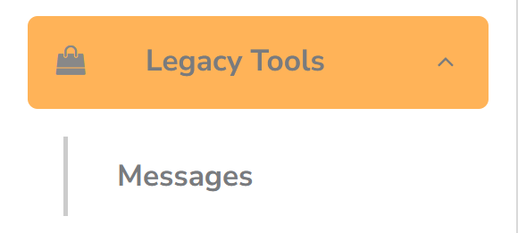 legacy tools menu links