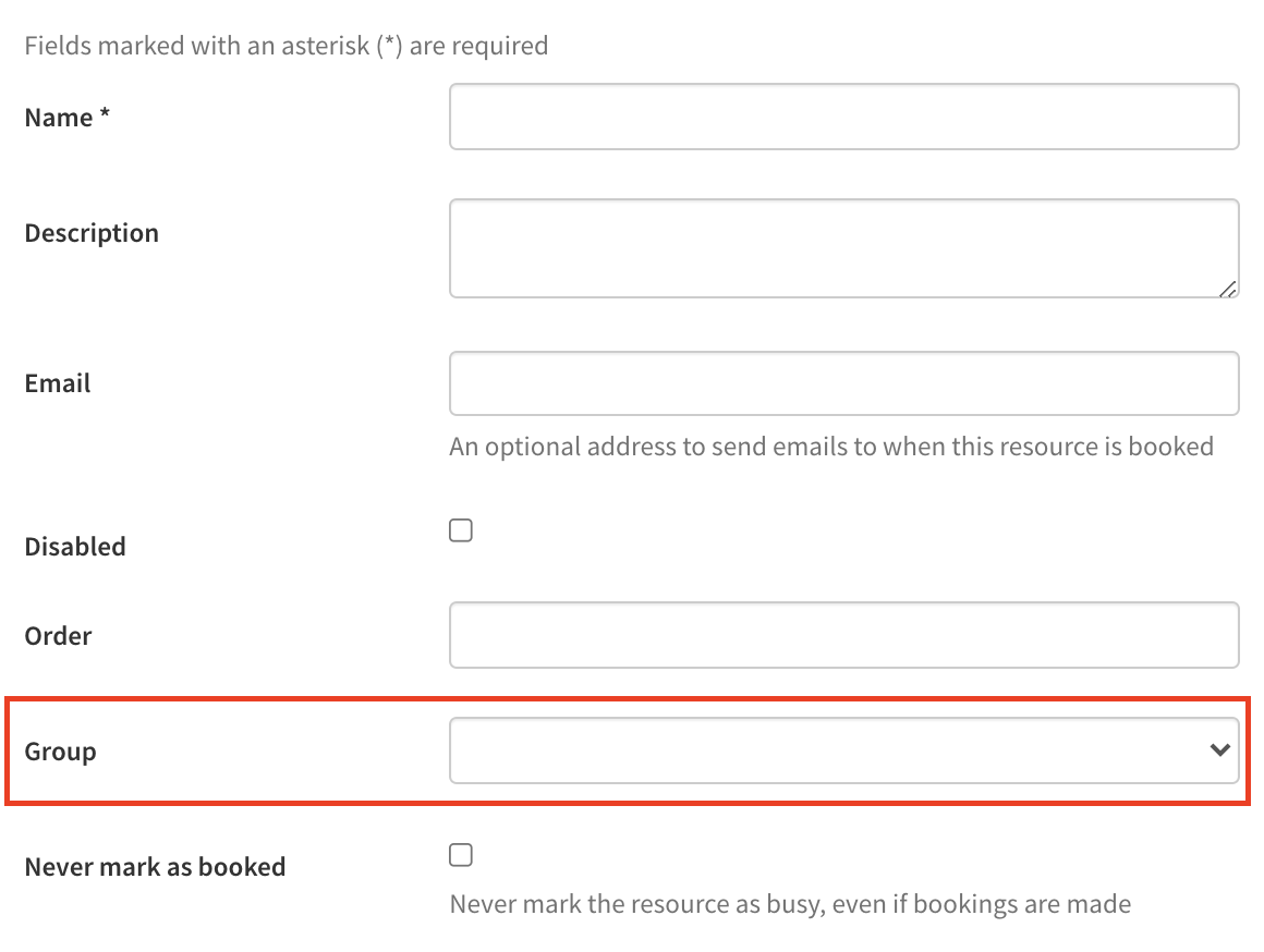 Creating resource groups