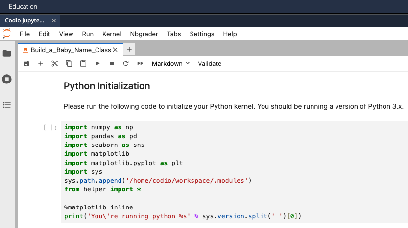 Import cell before formatting code with Black or sorting imports with isort