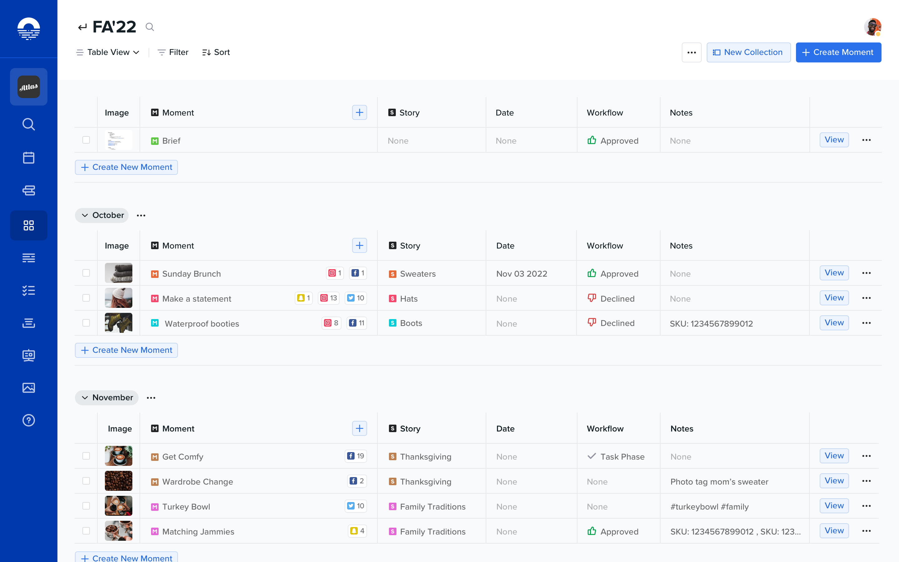 Content Planning in Opal Boards