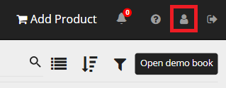 Profile menu in the Reckon subscriptions and billing space.