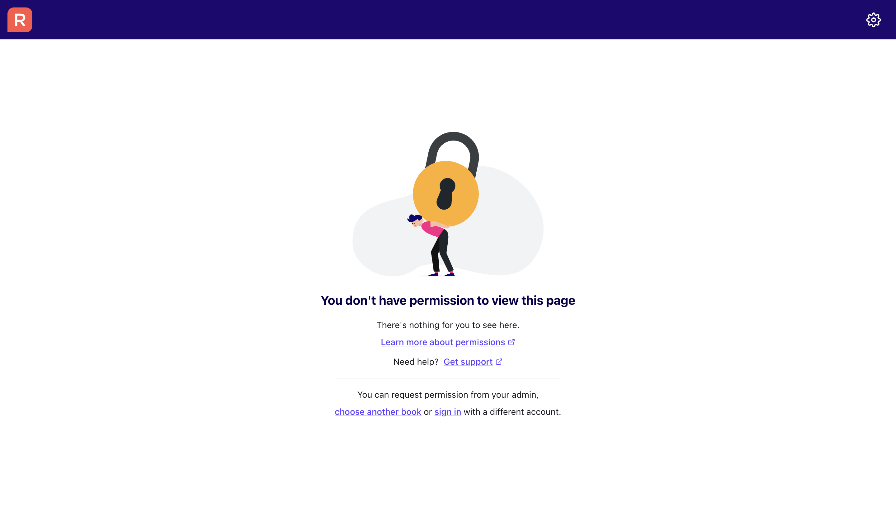 No permission page