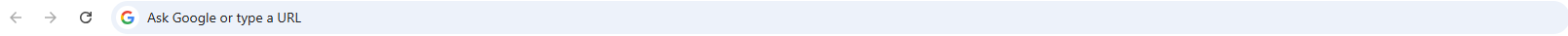 Address bar in Google Chrome browser