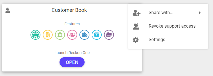 Image of the book settings.