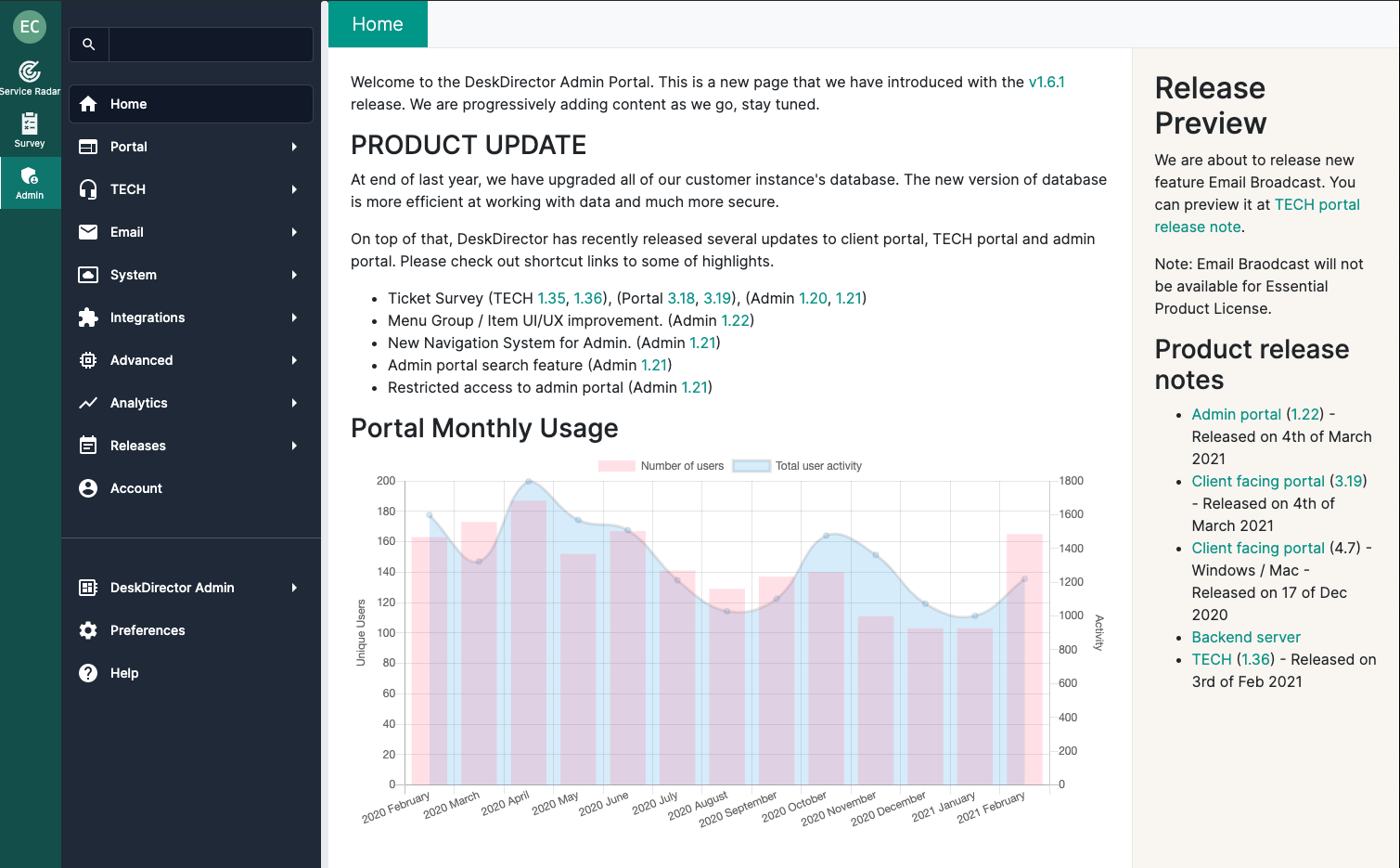 What is the DeskDirector Admin Console? - DeskDirector ...