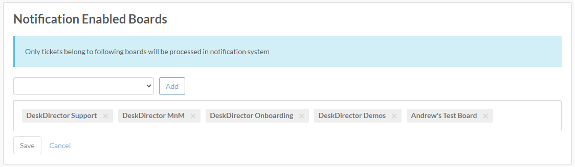 3. Enable Notifications on select boards/queues