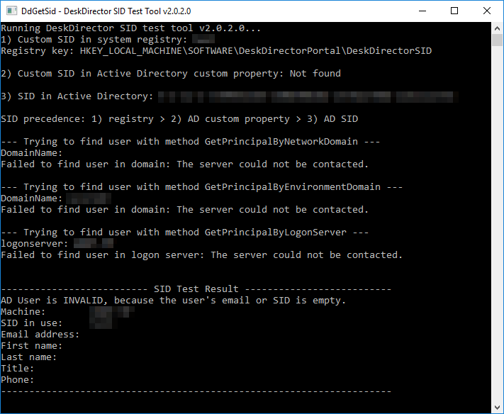 Diagnosing automatic login issues (ActiveDirectory) using the ...