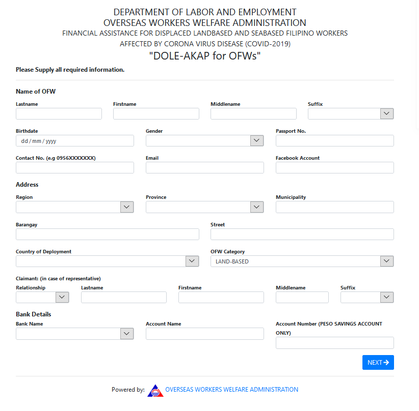 DOLE- AKAP Assistance for OFWs - HelperChoice Contact Centre