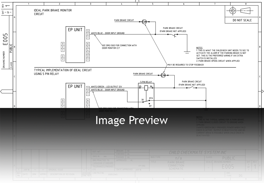 Parking Brake Schematic