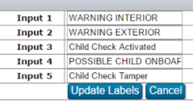Example of Zonar Input Naming Setup Example of Zonar Input Naming Setup