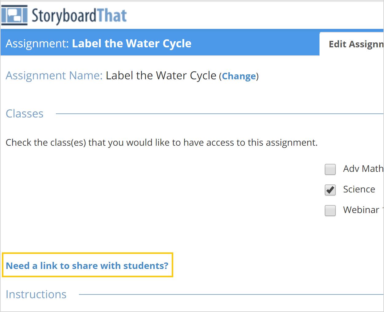 share google assignment