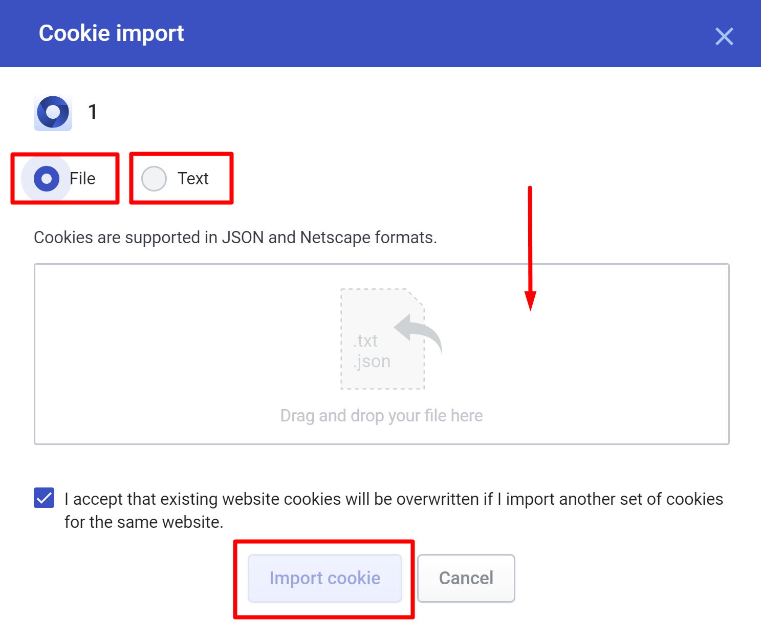 import export cookies firefox