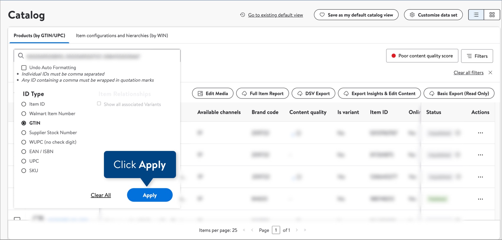 HelpDocs Set and Customize Your Catalog View