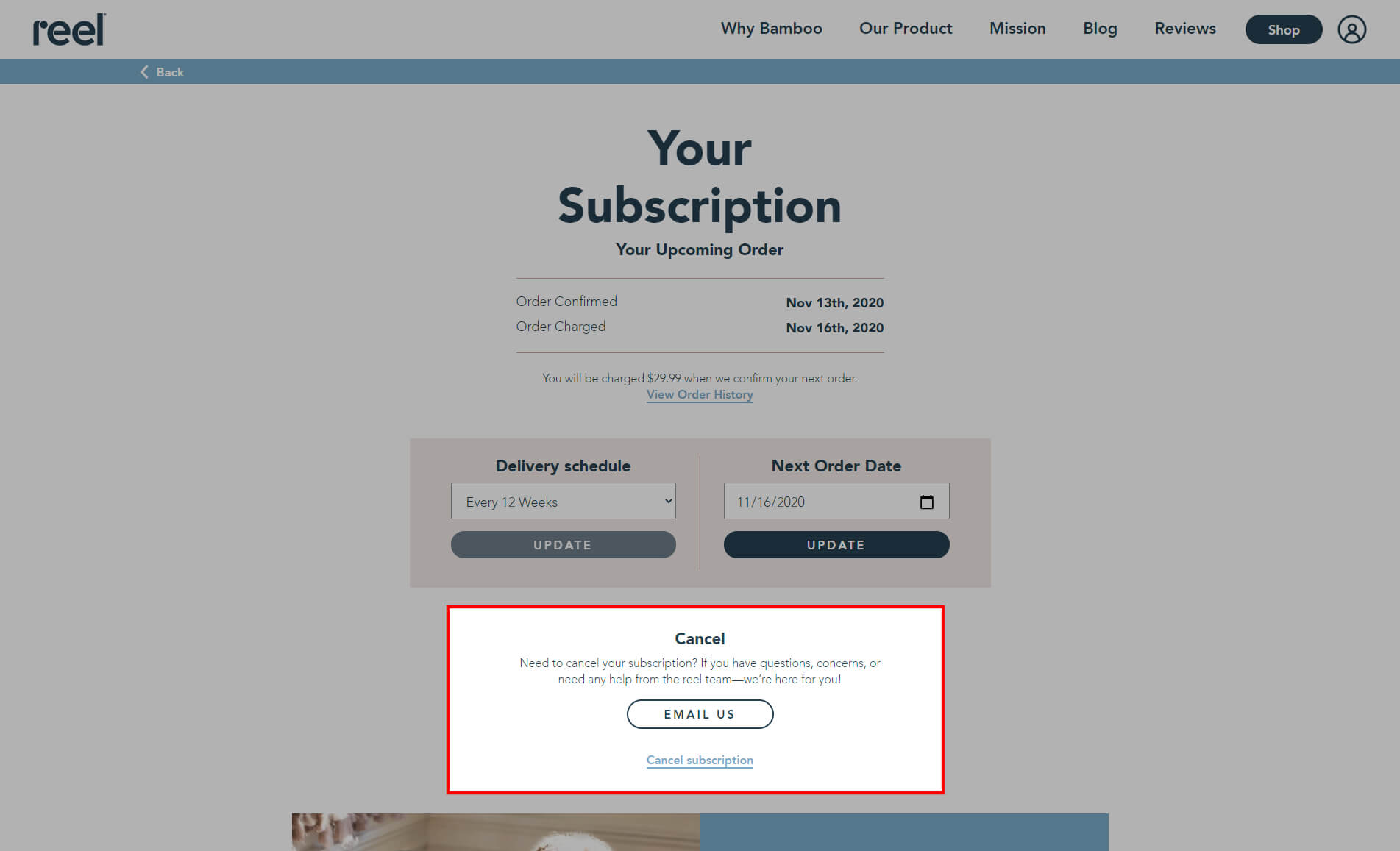 How do I cancel my subscription? - Reel Paper FAQ