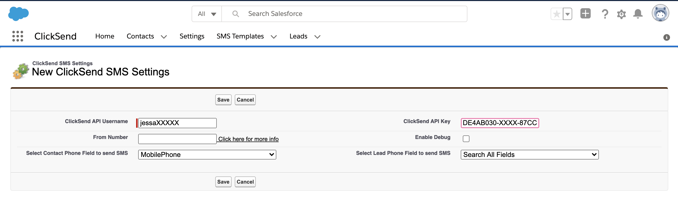 send text from salesforce send text from salesforce