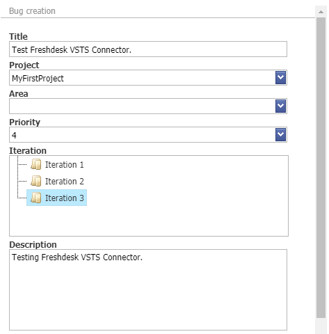 Freshdesk Visual Studio AzureDevops