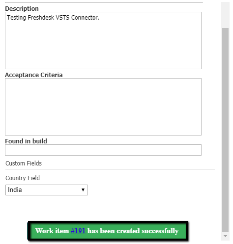 Freshdesk Visual Studio AzureDevops