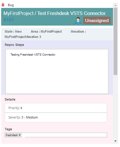 Freshdesk Visual Studio AzureDevops