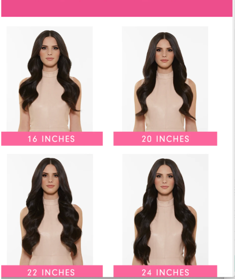 What Length Should I Get? - Glam Seamless Hair Extension Help Information