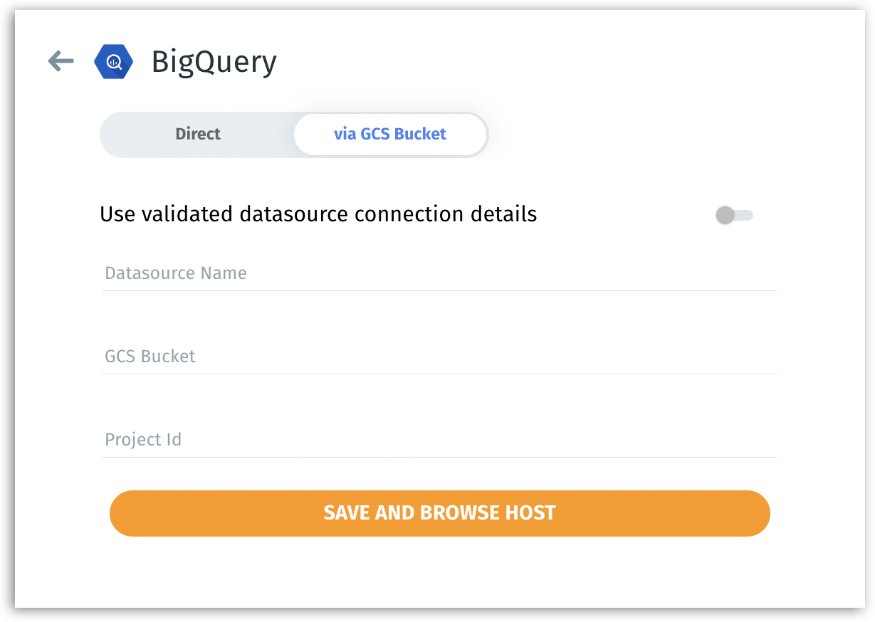 BigQuery via GCS