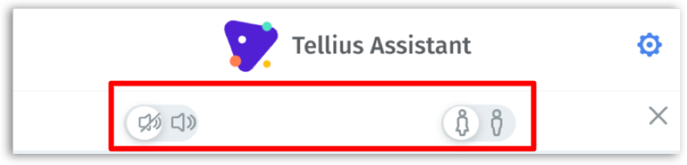 Tellius Assistant settings