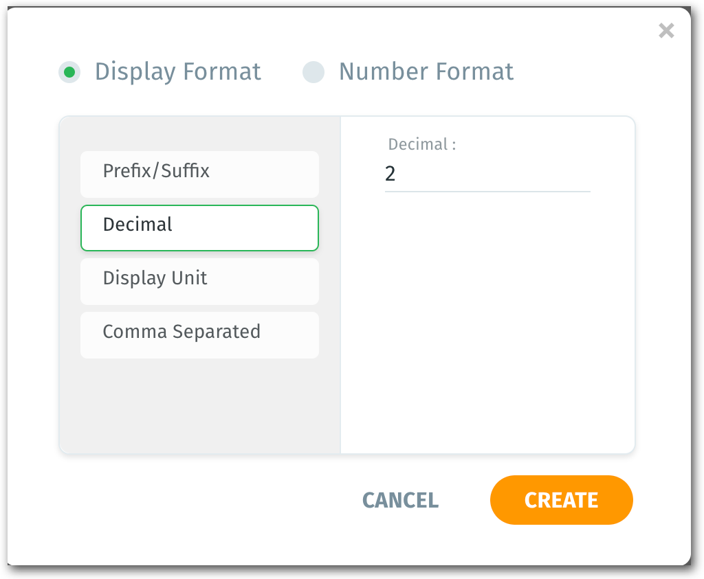 Formatting calculated columns