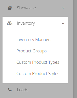 inventory menu ordering