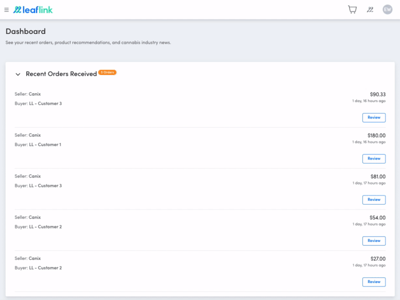 Locating LeafLink API Key