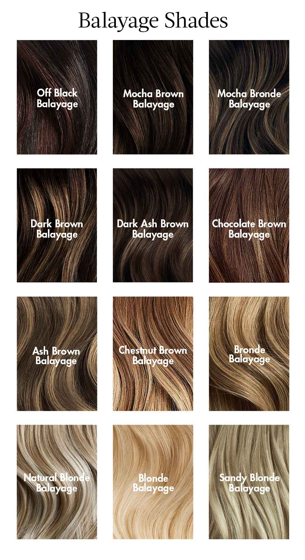 How do I choose the right color of Balayage extensions? - Luxy Hair Support