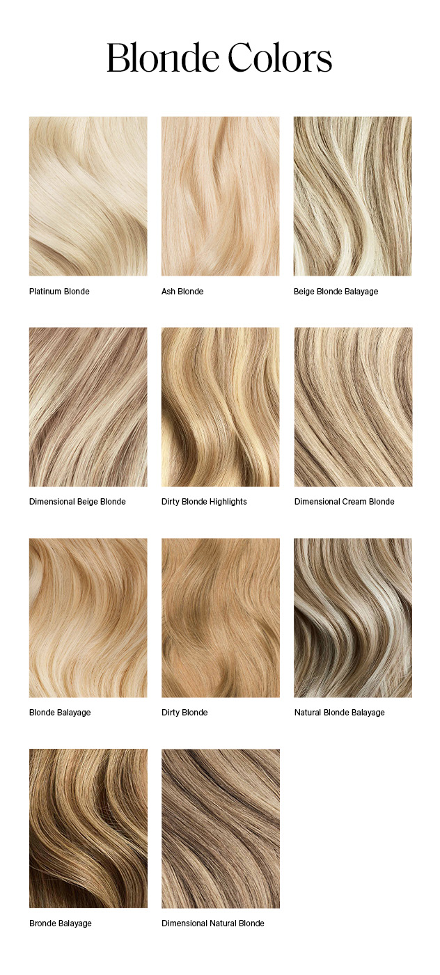 How do I choose the right color of blonde extensions? - Luxy Hair Support