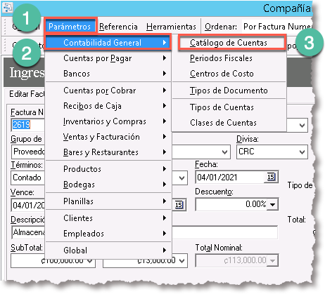 Cómo crear el catálogo de cuentas y agregar, editar o eliminar cuentas  contables - FinanzaPro