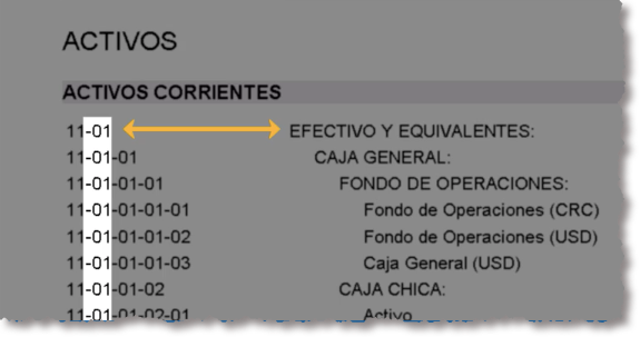 Estructura Del Catálogo De Cuentas Finanzapro 8867