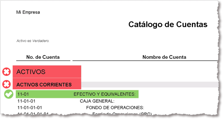 Estructura Del Cat Logo De Cuentas Finanzapro