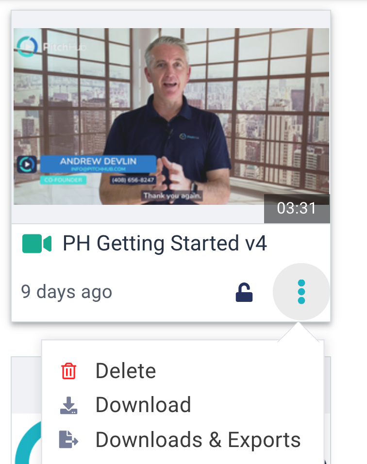 download and export