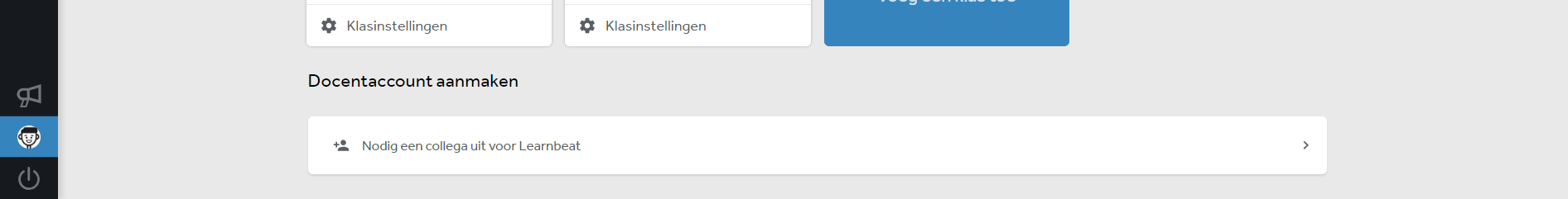 nodig een collega uit via instellingen