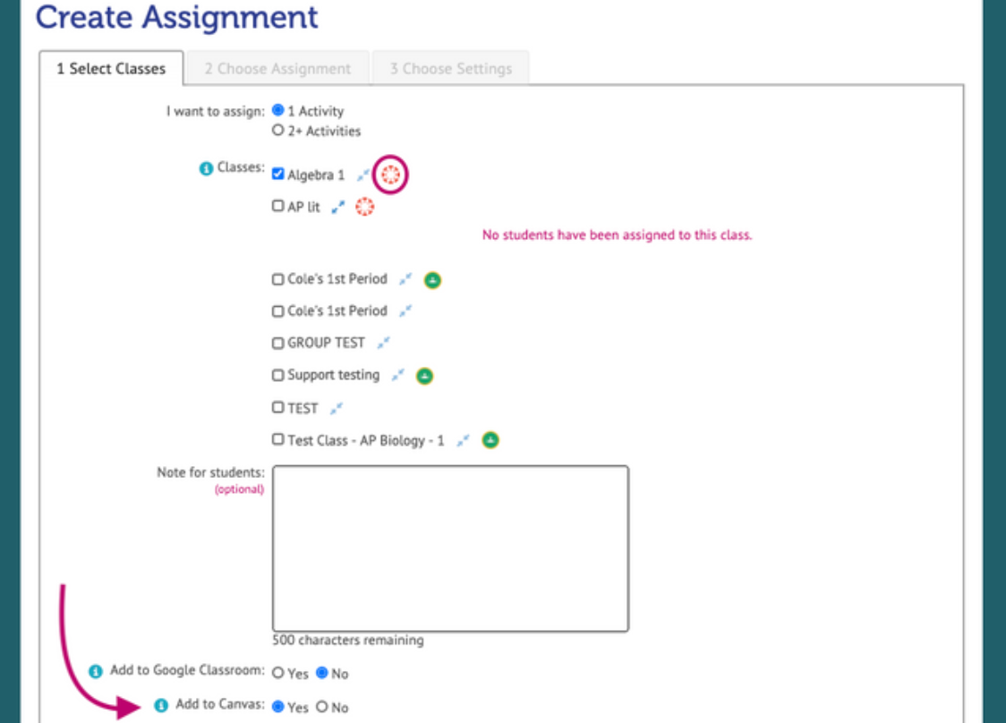 Canvas Assignment Template