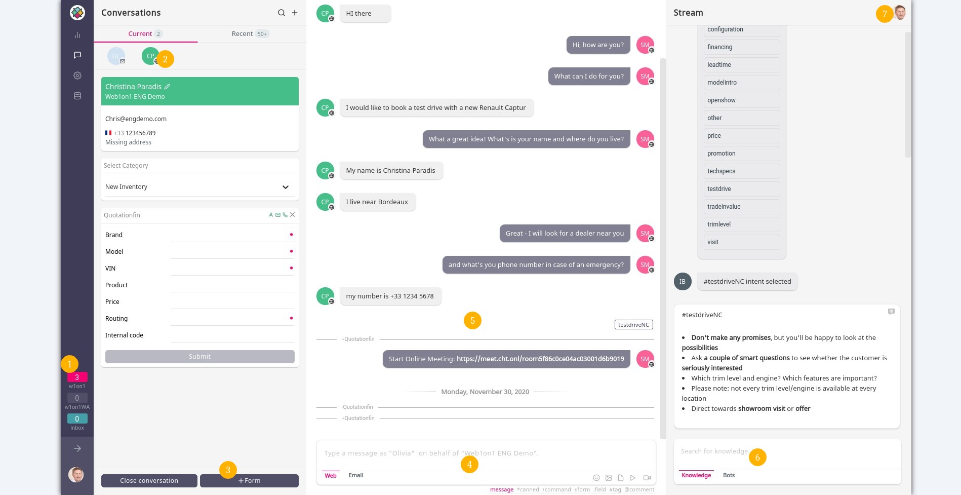 ChatShipper user console