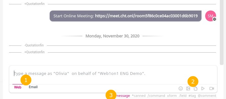 ChatShipper messaging zone