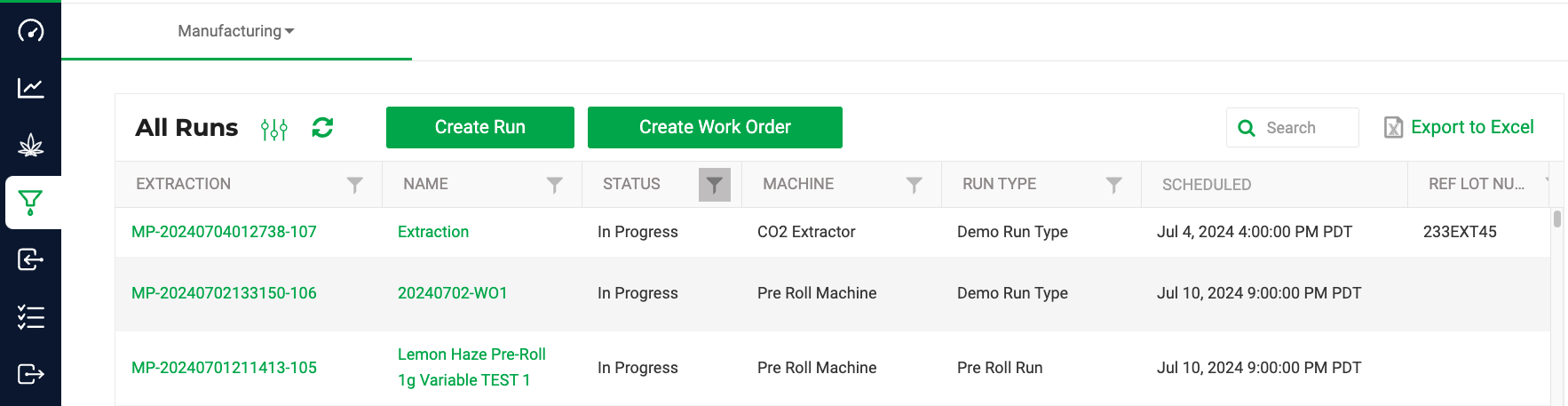 Create Work Order