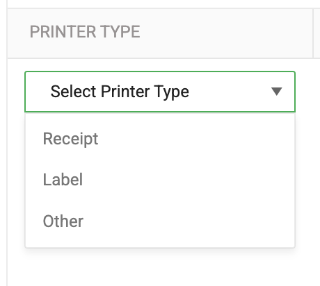 Printer Type