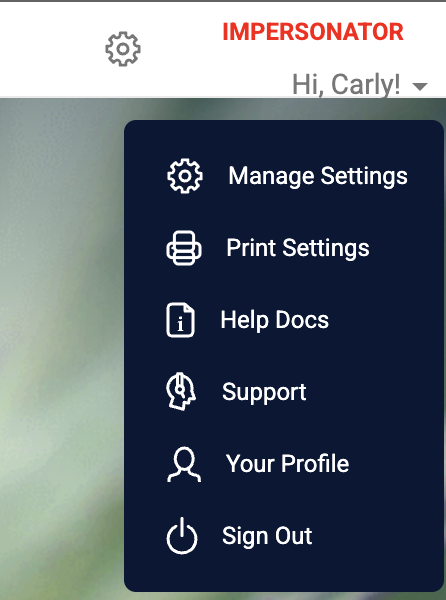 Manage Settings
