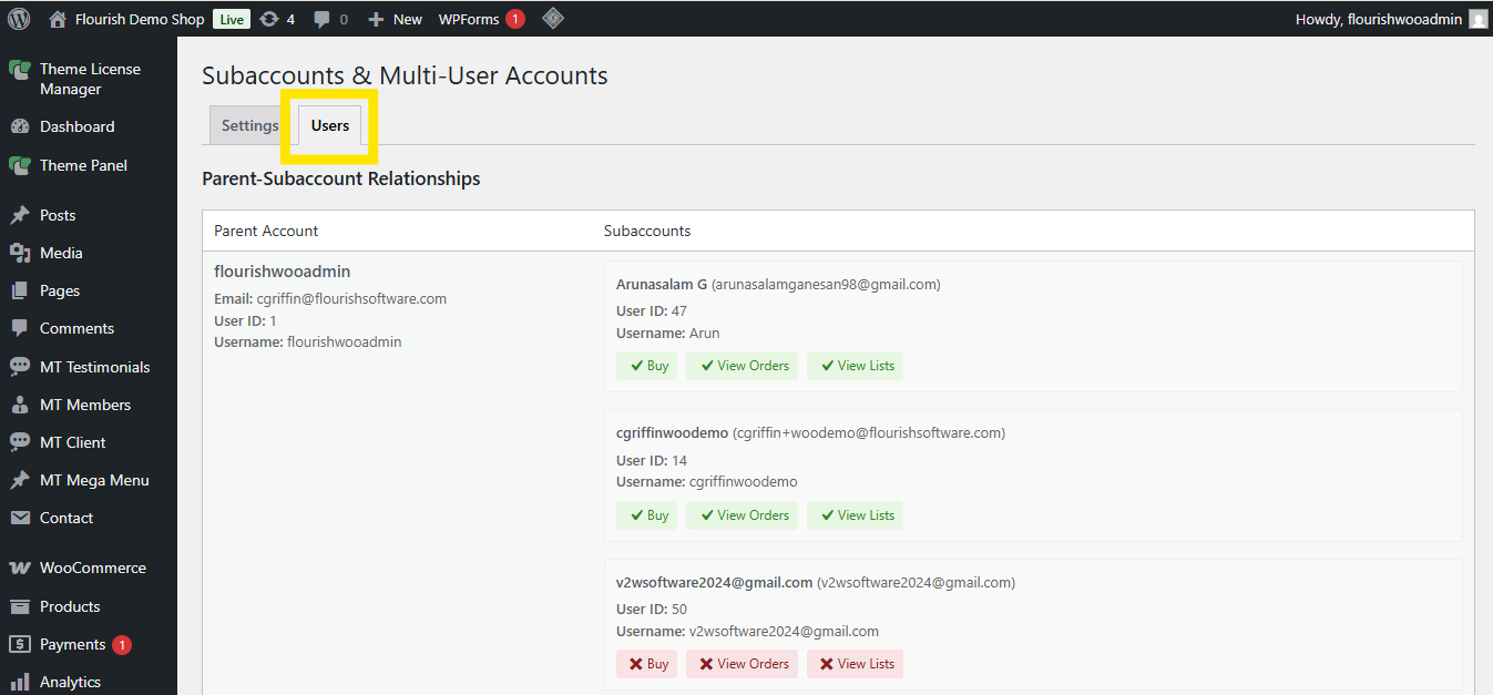 Users
