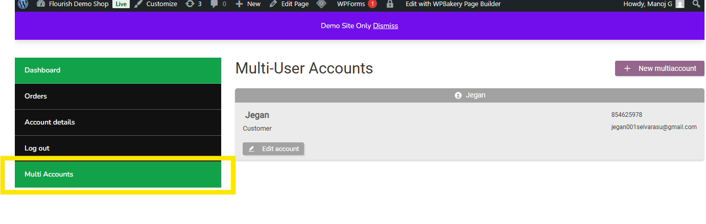 Multi Accounts