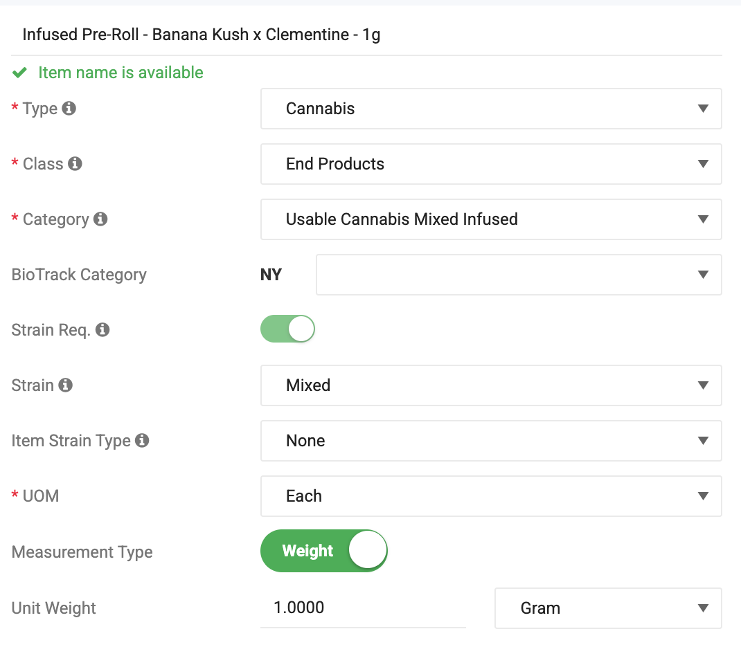 Infused Pre-Roll