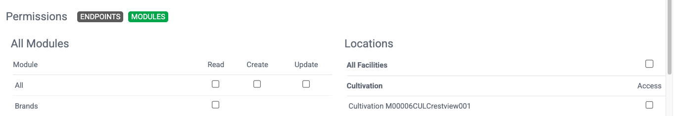Modules and Locations (Default)