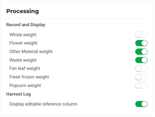 Processing