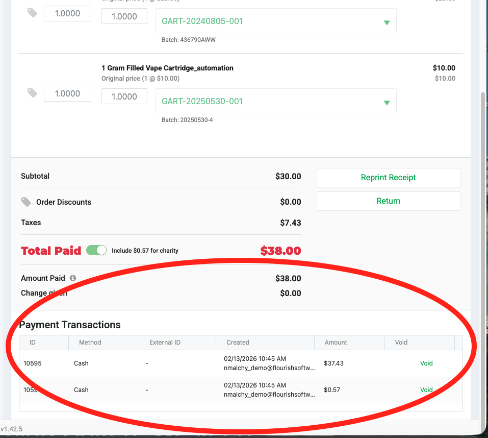 Payment Transactions.