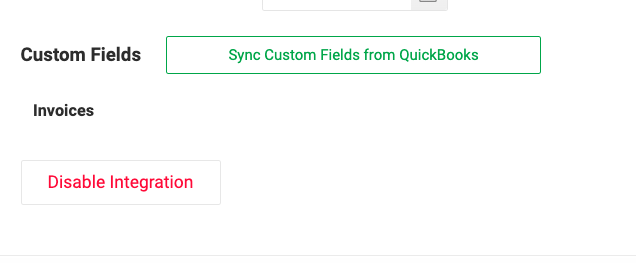 sync custom fileds from QuickBooks