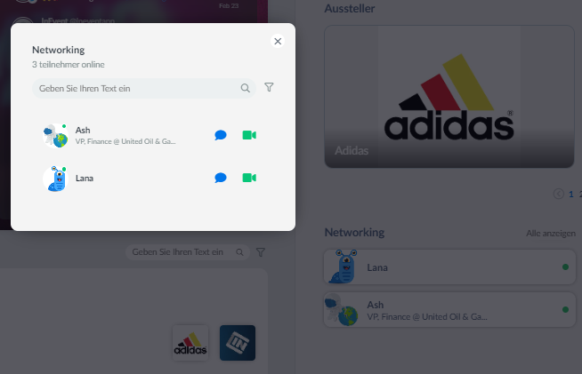 Networking searching