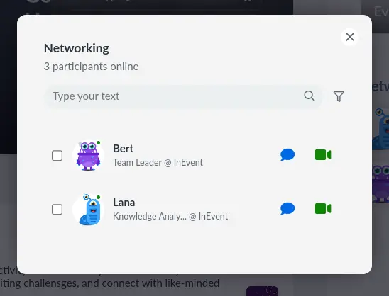 Networking searching